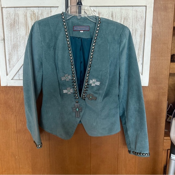 Double D Ranchwear Turquoise Vintage Jacket - Picture 2 of 2